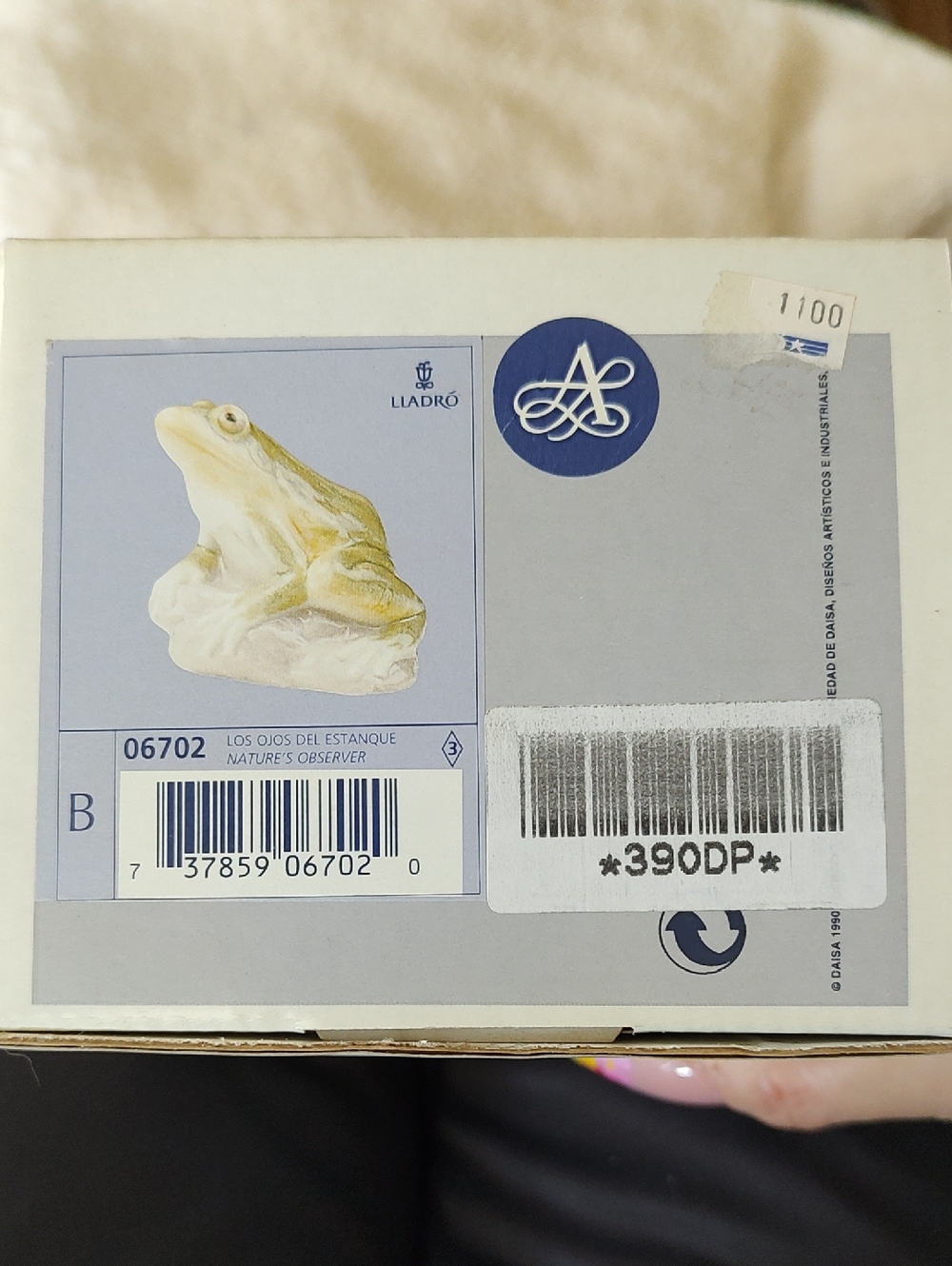 Lladró Nature's Observer Frog Figurine